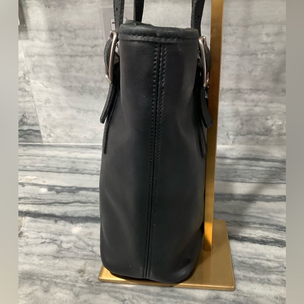 Coach Vintage Legacy Black Leather Tote - Picture 8 of 12